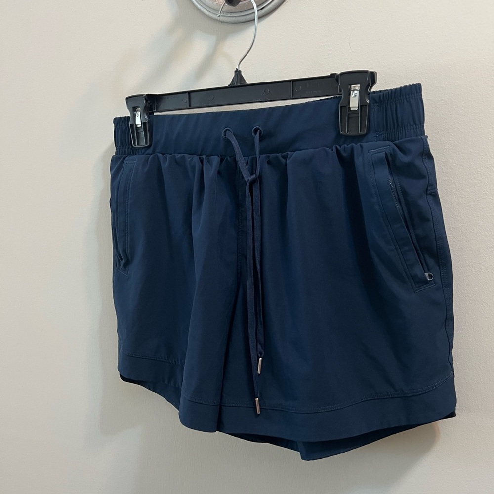 Calia by Carrie Underwood Navy Drawstring Active Shorts - Size S women